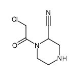 2-Piperazinecarbonitrile, 1-(chloroacetyl)- (9CI)结构式