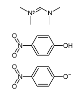 p-Nitrophenol-N,N,N',N'-tetramethylformamidinium-(p-nitrophenolat)结构式