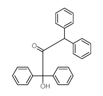 2-Propanone,1-hydroxy-1,1,3,3-tetraphenyl-结构式