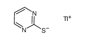 thallium salt of 2-mercaptopyrimidine Structure