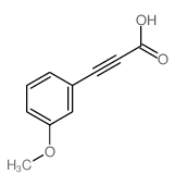 3-(3-甲氧基苯基)丙-2-炔酸结构式