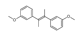 trans-3,3'-Dimethoxy-α,β-dimethylstilben结构式