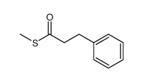 S-methyl 3-phenylpropanethioate结构式