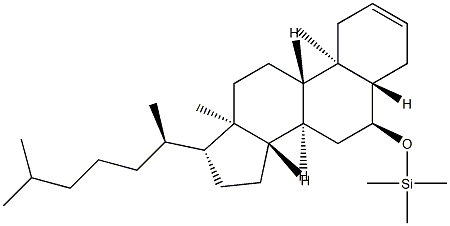 6α-[(Trimethylsilyl)oxy]-5α-cholest-2-ene structure