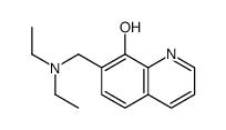 7-(diethylaminomethyl)quinolin-8-ol Structure