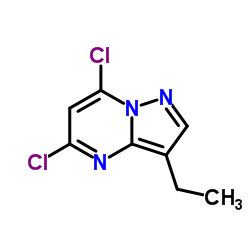 5,7-Dichloro-3-ethylpyrazolo[1,5-a]pyrimidine structure