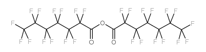 2,2,3,3,4,4,5,5,6,6,7,7,7-tridecafluoroheptanoyl 2,2,3,3,4,4,5,5,6,6,7,7,7-tridecafluoroheptanoate结构式