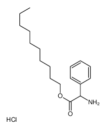 (2-decoxy-2-oxo-1-phenylethyl)azanium,chloride Structure