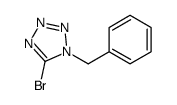 1-benzyl-5-bromotetrazole Structure