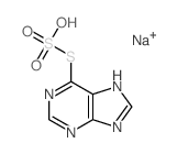 6-sulfosulfanyl-5H-purine结构式