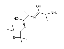(2R)-2-amino-N-(2,2,4,4-tetramethylthietan-3-yl)propanamide结构式