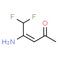 3-Penten-2-one, 4-amino-5,5-difluoro- (9CI) Structure
