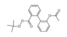 2-acetoxy-2'-tert-butylpercarboxylbiphenyl结构式