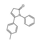 5-(4-methylphenyl)-1-phenyl-3H-pyrrol-2-one结构式