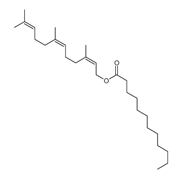 3,7,11-trimethyldodeca-2,6,10-trienyl dodecanoate结构式