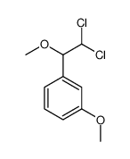 1-(2,2-dichloro-1-methoxyethyl)-3-methoxybenzene Structure