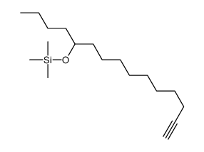 trimethyl(pentadec-14-yn-5-yloxy)silane结构式