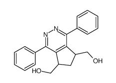 [5-(hydroxymethyl)-1,4-diphenyl-6,7-dihydro-5H-cyclopenta[d]pyridazin-7-yl]methanol结构式