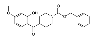 2-(5-Methoxy)phenol 4-(N-Benzyloxycarbonyl)piperidinyl Ketone结构式