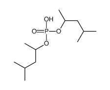 di(1,3-dimethylbutyl) hydrogen phosphate Structure