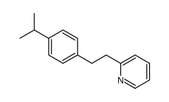 2-[2-(4-isopropylphenyl)ethyl]pyridine结构式