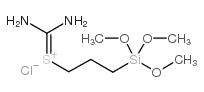 n-(trimethoxysilylpropyl)isothio-uronium chloride Structure