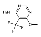 6-methoxy-5-(trifluoromethyl)pyrimidin-4-amine结构式