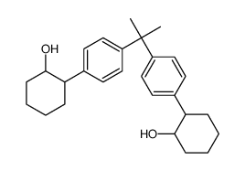 2,2'-[(1-methylethylidene)di-4,1-phenylene]bis(cyclohexan-1-ol)结构式