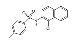 N-(1-chloro-[2]naphthyl)-toluene-4-sulfonamide结构式