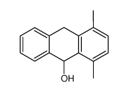 (+/-)-9-Hydroxy-1.4-dimethyl-9.10-dihydro-anthracen Structure
