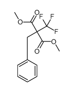 dimethyl 2-benzyl-2-(trifluoromethyl)propanedioate结构式