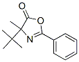 5(4H)-Oxazolone,4-(1,1-dimethylethyl)-4-methyl-2-phenyl- Structure