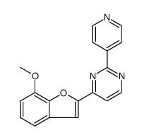 Pyrimidine, 4-(7-methoxy-2-benzofuranyl)-2-(4-pyridinyl) Structure