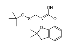 (2,2-dimethyl-3H-1-benzofuran-7-yl) N-[(2-methylpropan-2-yl)oxysulfanylmethyl]carbamate Structure