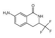 7-amino-3-(trifluoromethyl)-3,4-dihydroisoquinolin-1(2H)-one结构式