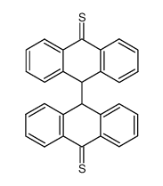 9H,9'H-[9,9']bianthryl-10,10'-dithione结构式