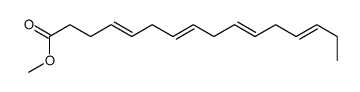 4(Z),7(Z),10(Z),13(Z)-Hexadecatetraenoic Acid methyl ester结构式