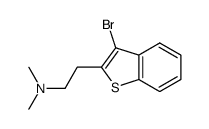 [2-(3-bromo-benzo[b]thiophen-2-yl)-ethyl]dimethyl-amine结构式