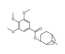 [1β,5β,(+)]-Tropane-2α-yl=3,4,5-trimethoxybenzoate结构式