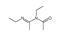 N-acetyl-N,N'-diethyl-acetamidine Structure