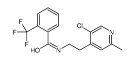 N-[2-(5-chloro-2-methylpyridin-4-yl)ethyl]-2-(trifluoromethyl)benzamide Structure