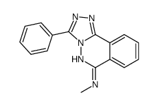 N-methyl-3-phenyl-[1,2,4]triazolo[3,4-a]phthalazin-6-amine结构式