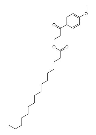 [3-(4-methoxyphenyl)-3-oxopropyl] hexadecanoate Structure