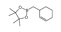 2-(cyclohex-2-en-1-ylmethyl)-4,4,5,5-tetramethyl-1,3,2-dioxaborolane Structure