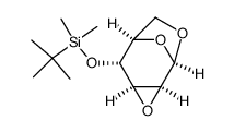 1,6:2,3-dianhydro-4-O-tert-butyldimethylsilyl-β-D-mannopyranose Structure