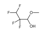 2,2,3,3-tetrafluoro-1-methoxypropan-1-ol结构式