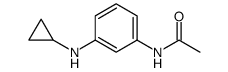 Acetamide,N-[3-(cyclopropylamino)phenyl]- Structure