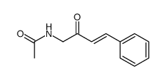 1-acetylamino-4-phenyl-but-3-en-2-one结构式