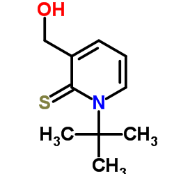 1-tert-Butyl-3-(hydroxymethyl)pyridine-2(1H)-thione结构式