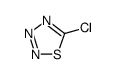 1,2,3,4-Thiatriazole, 5-chloro结构式